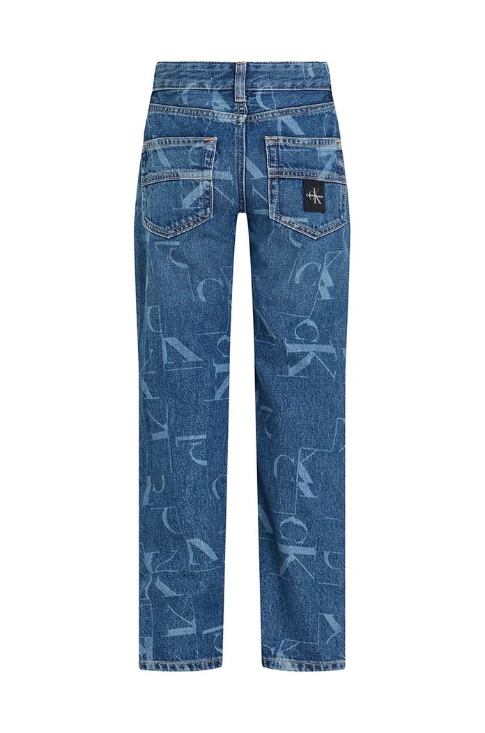 Detské rifle Calvin Klein Jeans REGULAR IB0IB02114.9BYH tmavomodrá AW24