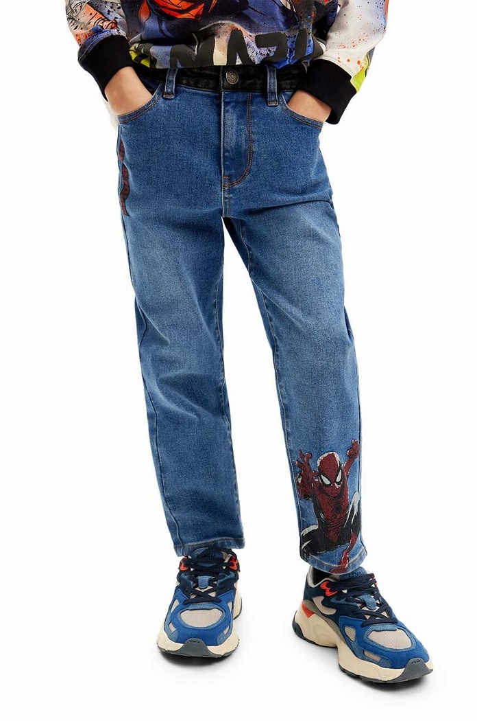 Παιδικά τζιν Desigual SPIDERMAN Planet friendly μπλε 24WBDD03