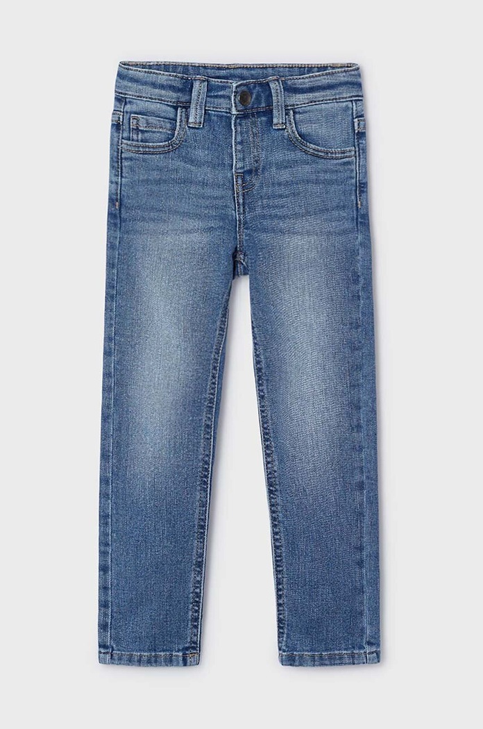 Mayoral jeansy dziecięce jeans slim fit basic 504.5B.Mini.9BYH niebieski AW24