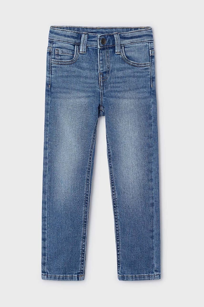 Mayoral jeansy dziecięce jeans slim fit basic 504.5B.Mini.9BYH niebieski AW24