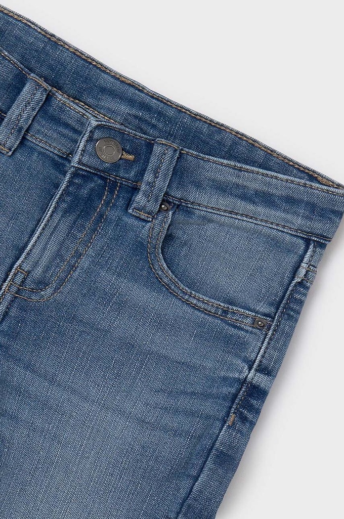 CHLAPEC Dětské rifle Mayoral jeans slim fit basic 516.7C.Junior.9BYH modrá