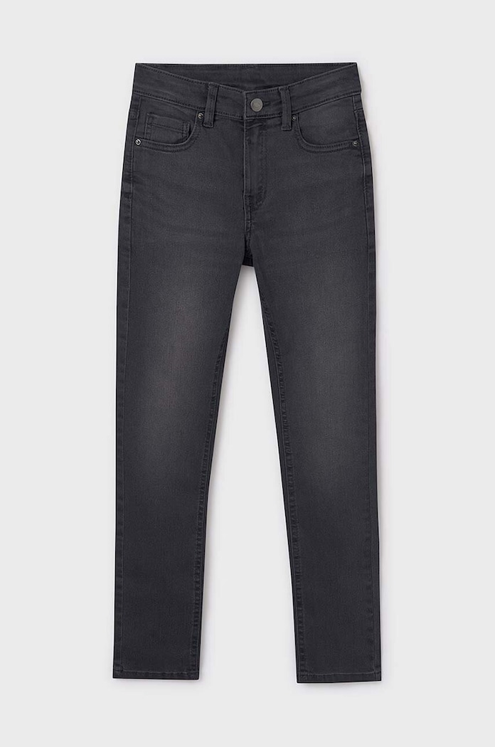 Mayoral jeans copii jeans slim fit basic Planet friendly gri 516.7C.Junior.9BYH