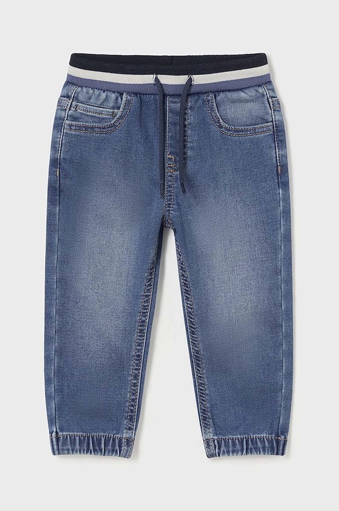 Dětské rifle Mayoral jogger soft denim 2534.3C.Baby.9BYH modrá AW24