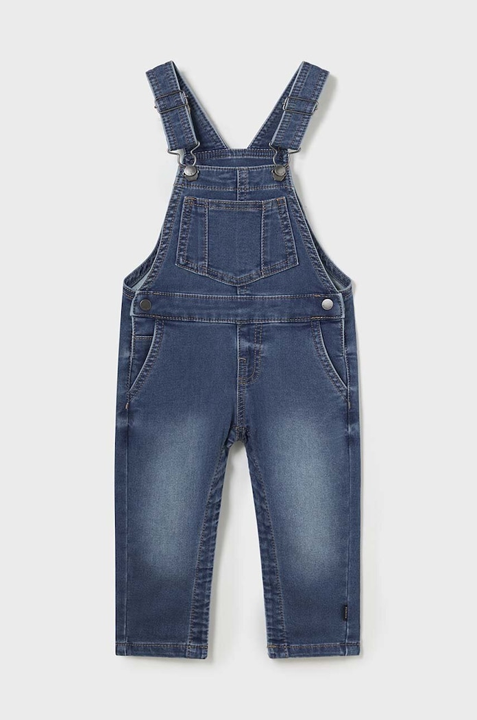 Mayoral ogrodniczki dziecięce Ogrodniczki soft denim niebieski 2637.3D.Baby.9BYH