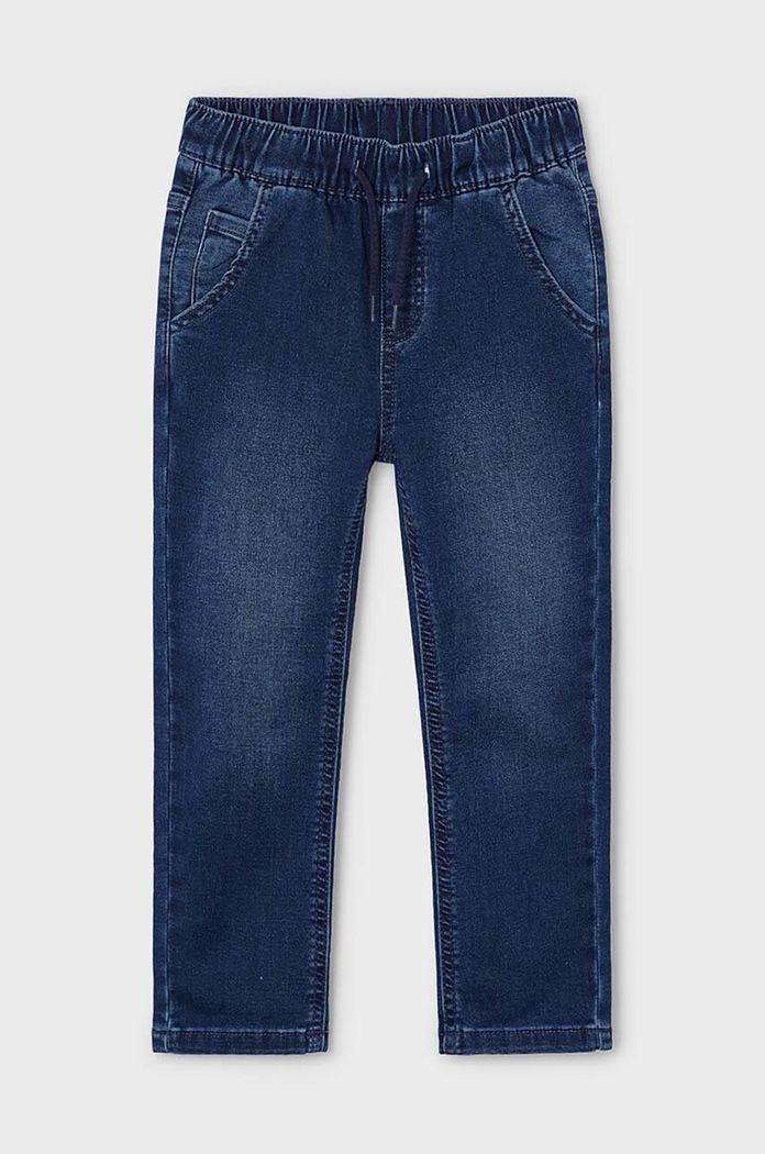 Mayoral Jeans copii soft denim jogger 4531.5D.Mini.9BYH albastru AW24