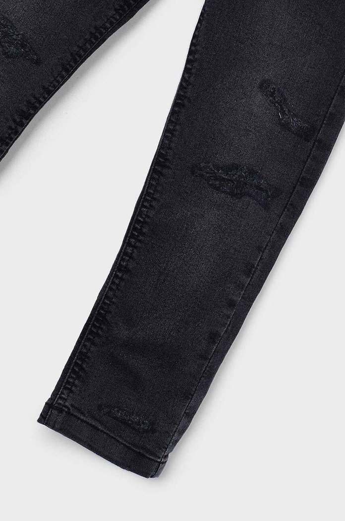 CHLAPEC Dětské rifle Mayoral Joggery denim abraded 4538.5F.Mini.9BYH šedá