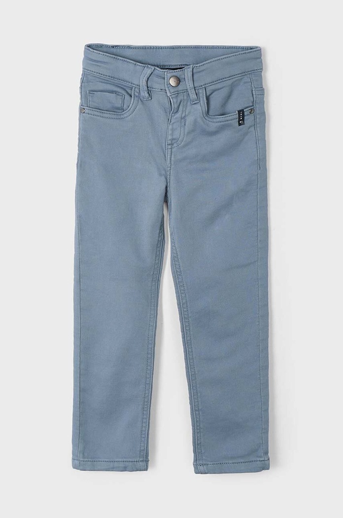 Dětské kalhoty Mayoral Sponie soft slim fit látka šedá 4539.5F.Mini.9BYH