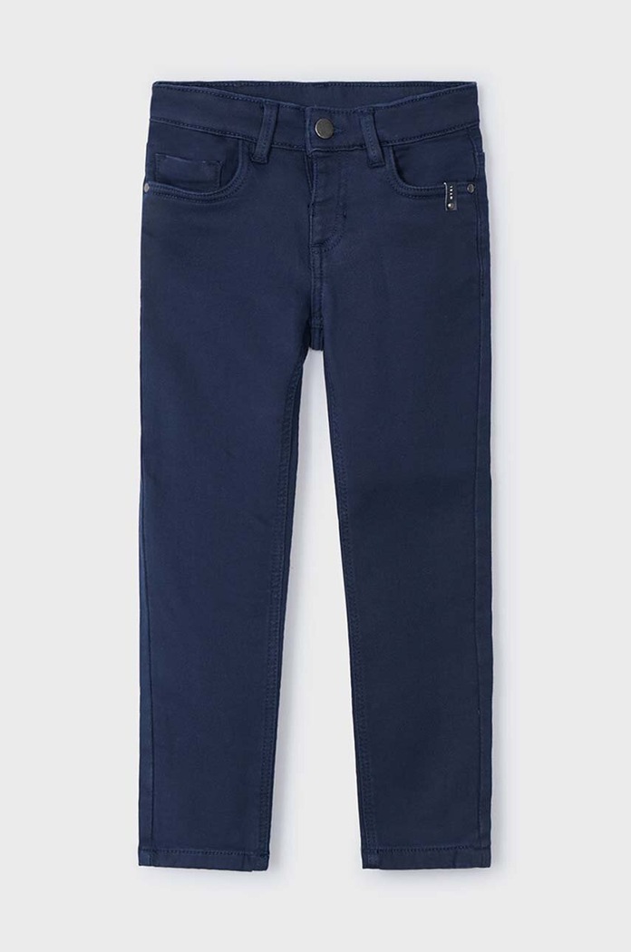 Mayoral pantaloni copii Sponie soft slim fit panza albastru 4539.5F.Mini.9BYH