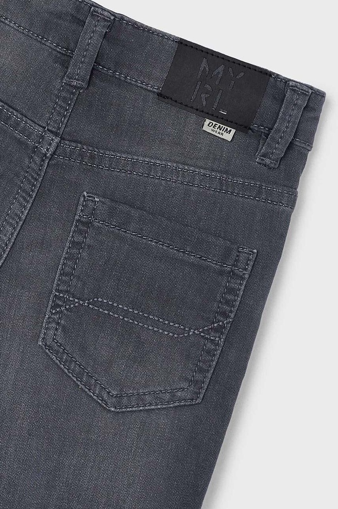 Mayoral Jeans copii soft denim 4540.5F.Mini.9BYH gri AW24