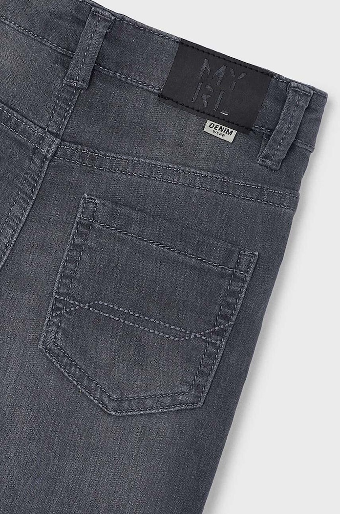 Mayoral Jeans copii soft denim 4540.5F.Mini.9BYH gri AW24