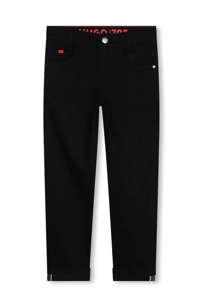 Παιδικά τζιν HUGO G00185.114.150 μαύρο AW24