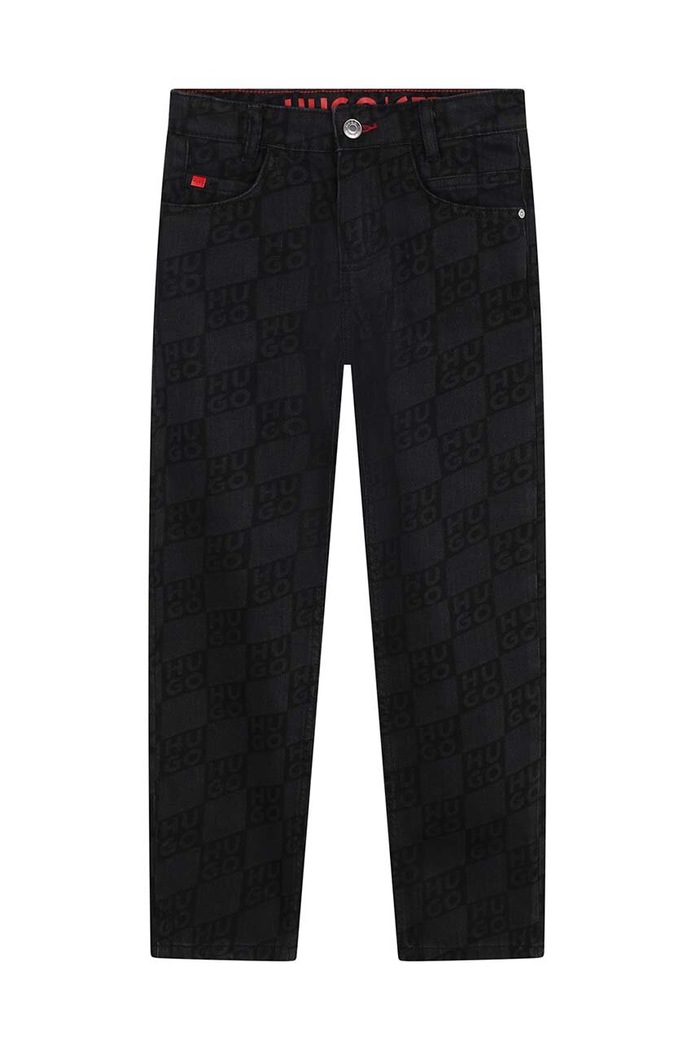 HUGO jeansy dziecięce G00189.164.174 czarny AW24