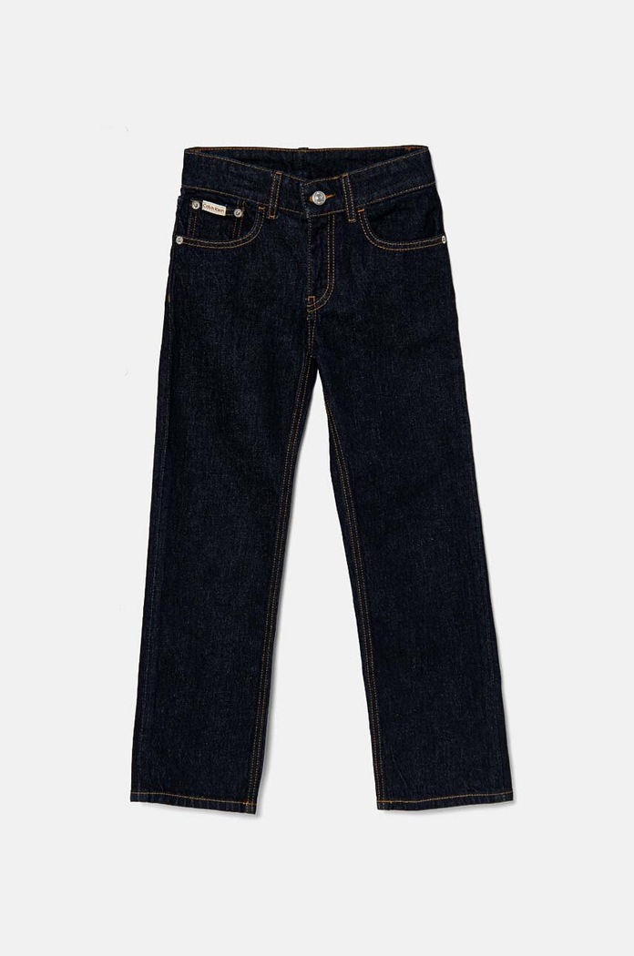 Otroške kavbojke Calvin Klein Jeans Prijazno od planeta mornarsko modra IB0IB02274.9BYH
