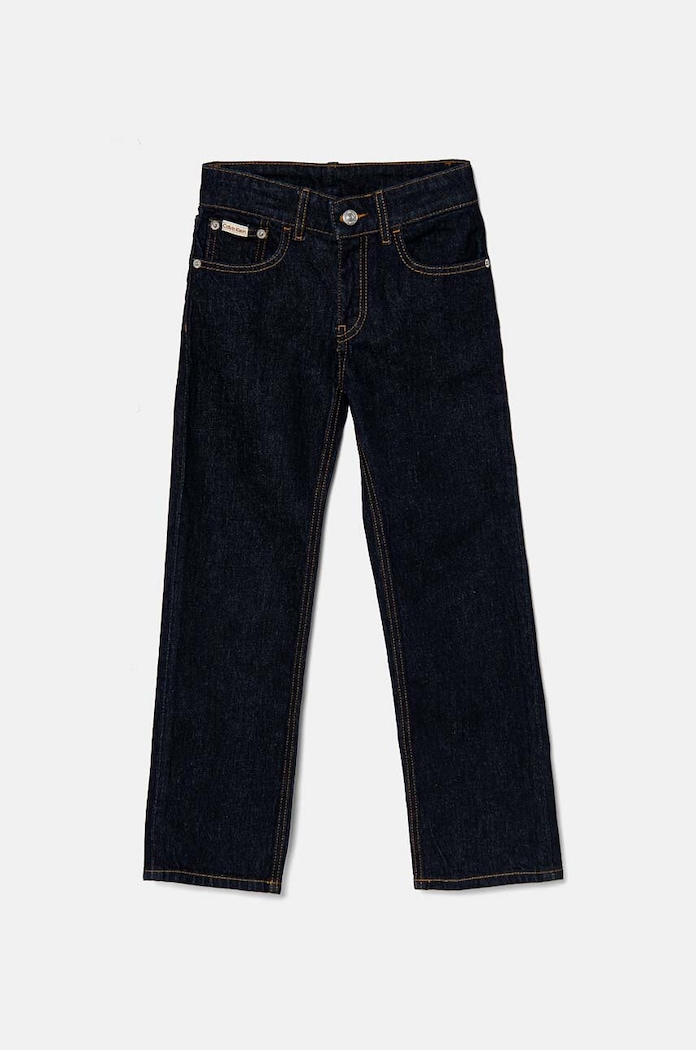 Otroške kavbojke Calvin Klein Jeans Prijazno od planeta mornarsko modra IB0IB02274.9BYH