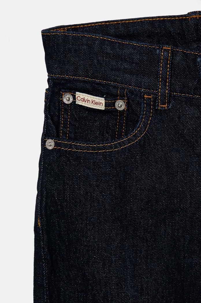 Dečki Otroške kavbojke Calvin Klein Jeans IB0IB02274.9BYH mornarsko modra