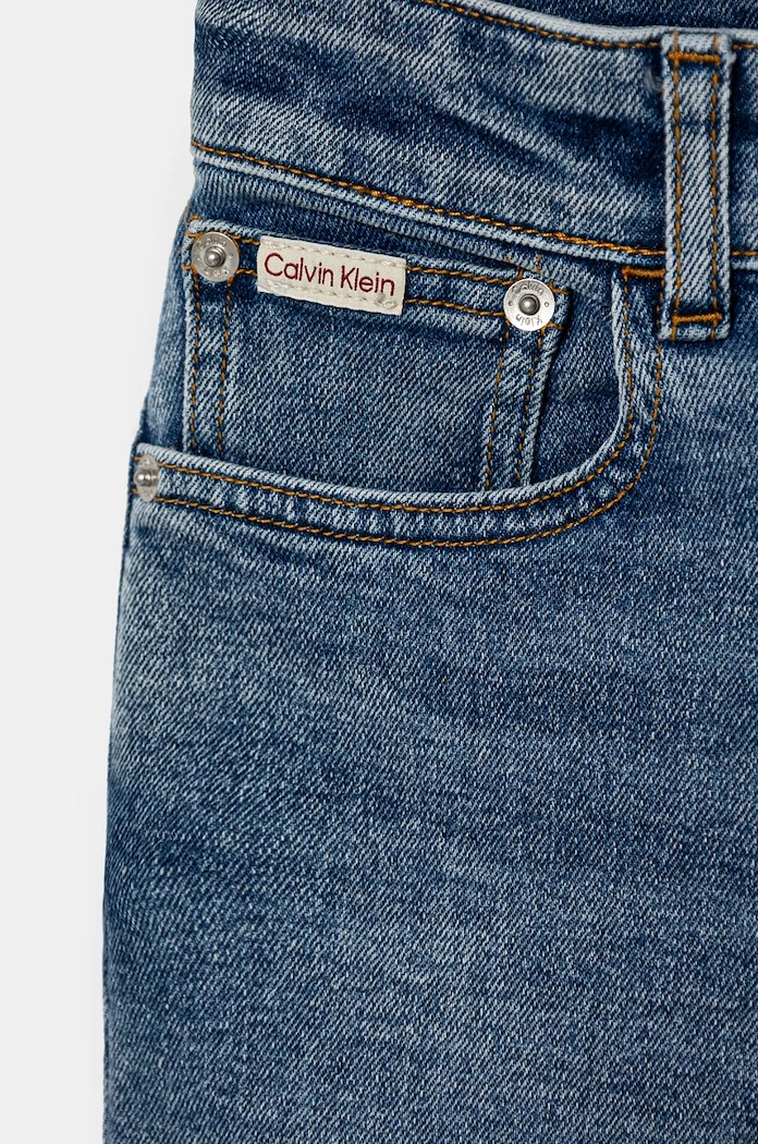 Dječje traperice Calvin Klein Jeans plava IB0IB02402.9BYH