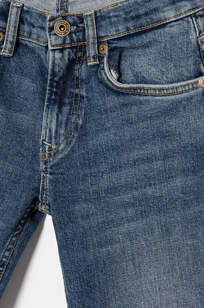 Chłopiec Pepe Jeans jeansy dziecięce TAPERED JEANS PB202202HT7 niebieski