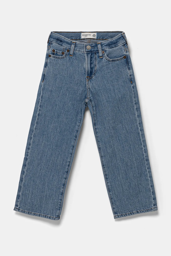 Abercrombie & Fitch jeansy dziecięce z regulacją niebieski KI231.4095