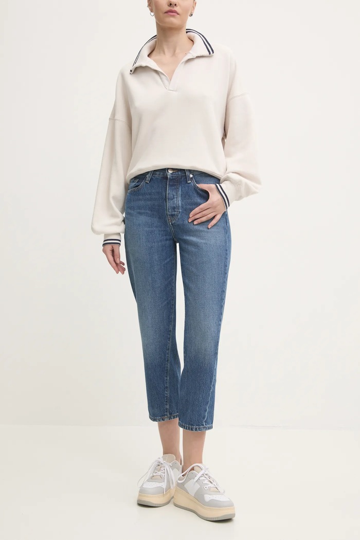 Džíny Tommy Hilfiger Planet friendly modrá WW0WW42190