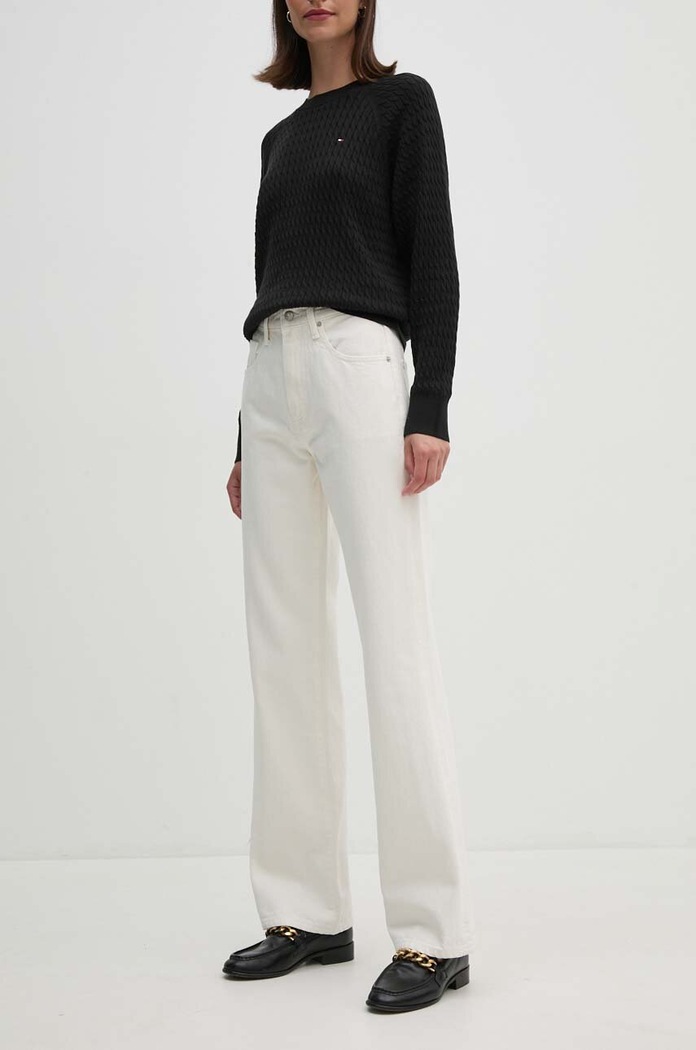 Džíny Tommy Hilfiger Planet friendly béžová WW0WW42194