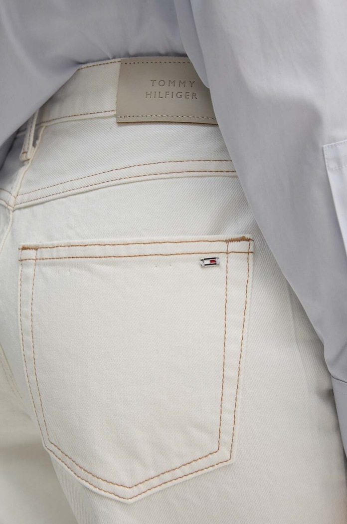 Τζιν παντελόνι Tommy Hilfiger μπεζ WW0WW42195
