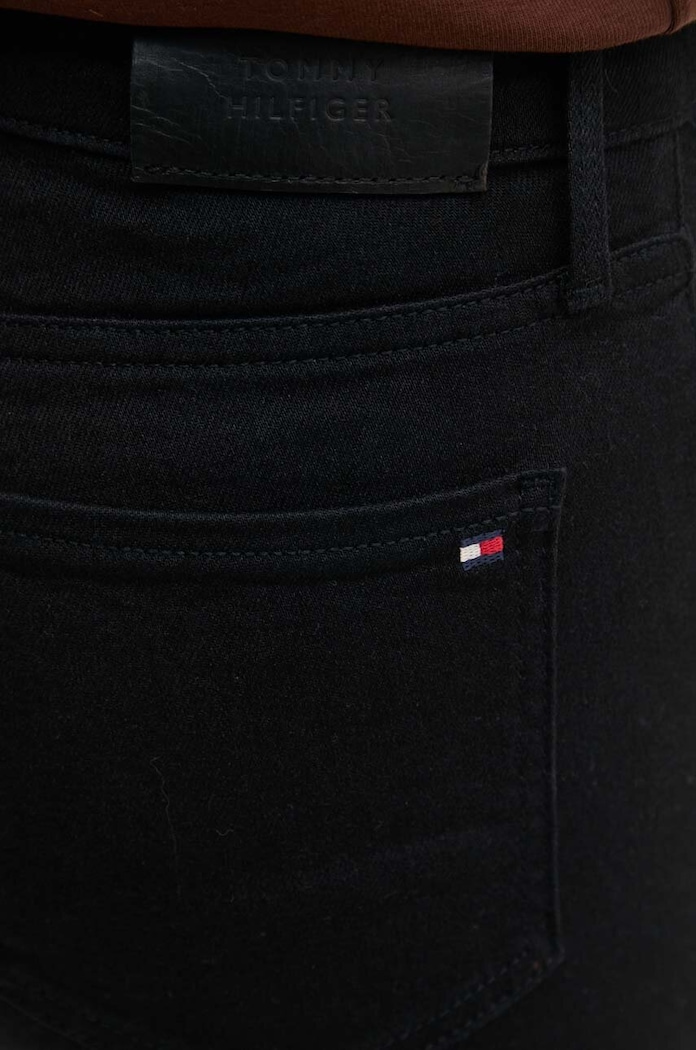 Džíny Tommy Hilfiger černá WW0WW43321