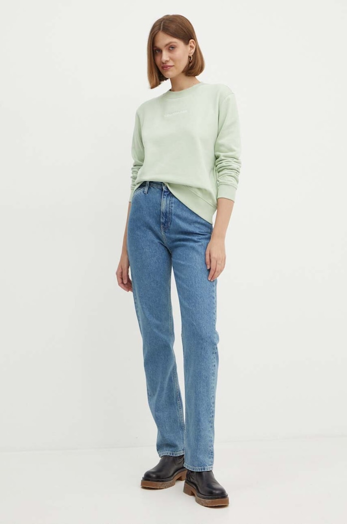 Kavbojke Calvin Klein Jeans J20J223718 modra AW24