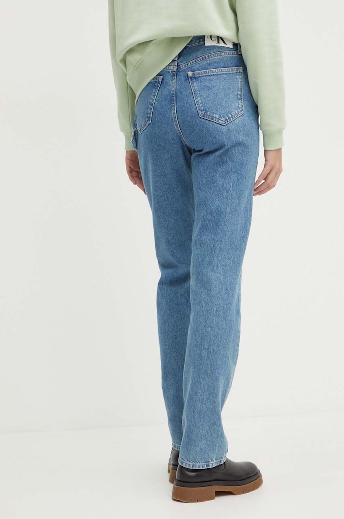 Oblačila Kavbojke Calvin Klein Jeans J20J223718 modra