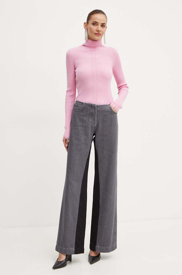Patrizia Pepe jeansy 8P0609.D080 szary AW24