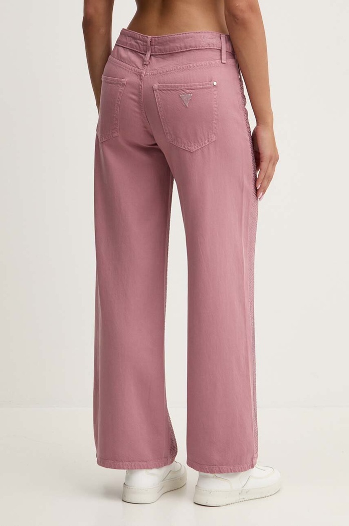 Oblečení Džíny Guess W4YA96.WFD5A růžová