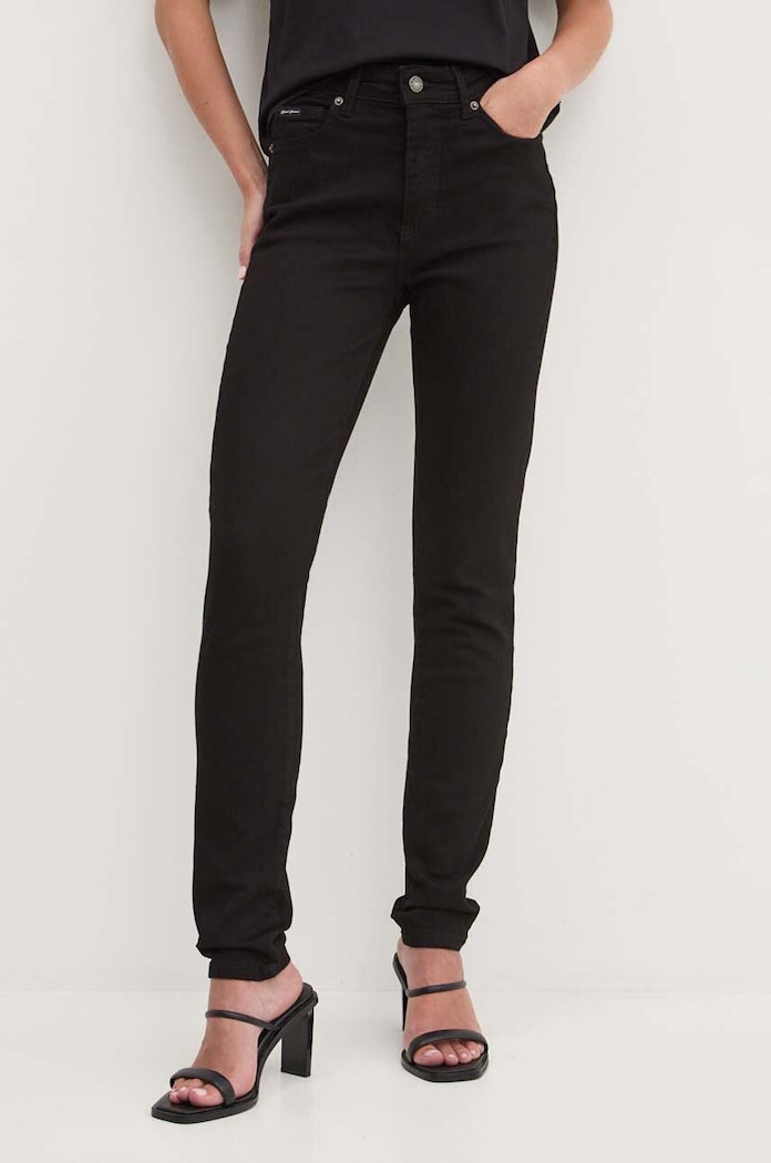 Rifle Guess Jeans Planet friendly čierna W4YA92.D5DL1