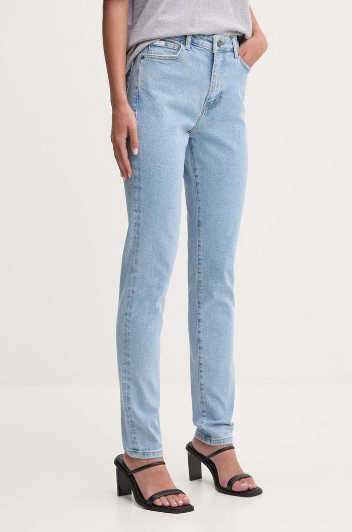 Rifle Guess Jeans Planet friendly modrá W4YA92.D5CB3