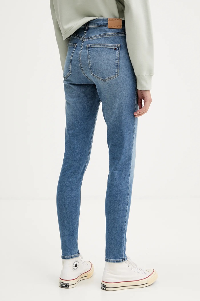 Îmbrăcăminte Tommy Jeans blugi Nora DW0DW19255 albastru