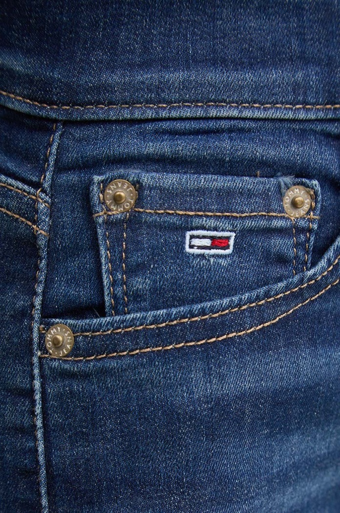Odzież Tommy Jeans Jeansy DW0DW19258 granatowy
