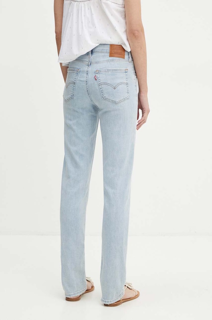 Odzież Levi's Jeansy slim fit damskie 724 HIGH RISE STRAIGHT 18883 niebieski