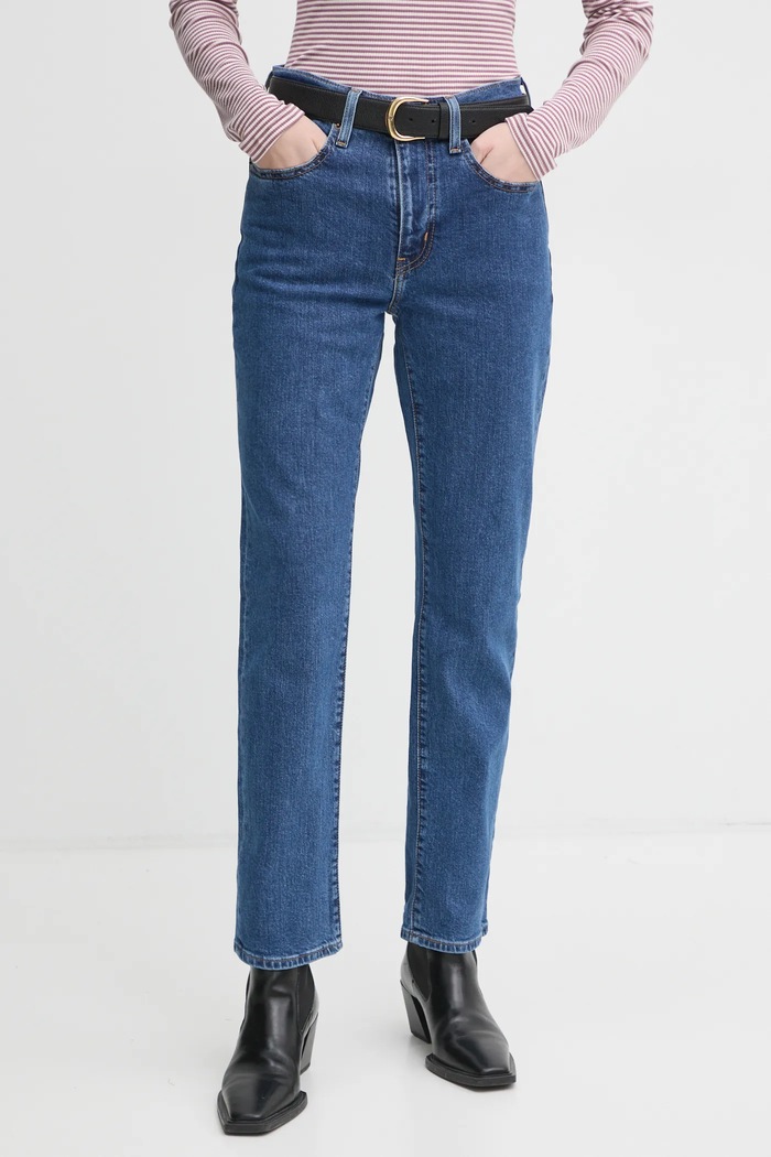 Kavbojke Levi's 724 HIGH RISE STRAIGHT modra 18883