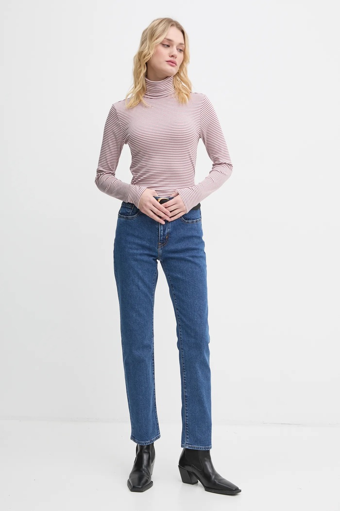 Kavbojke Levi's 724 HIGH RISE STRAIGHT 18883 modra AA00