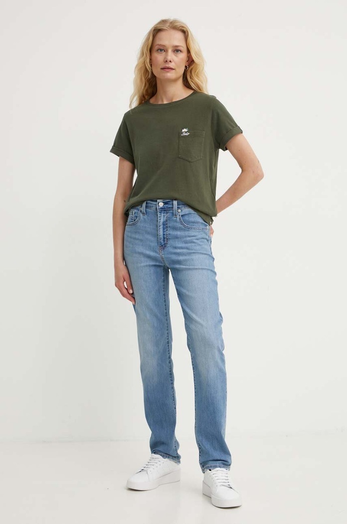 Levi's farmer 724 HIGH RISE STRAIGHT 18883 kék AA00