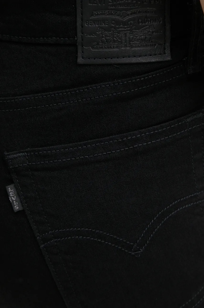 Levi's jeansi 724 HIGH RISE STRAIGHT negru 18883