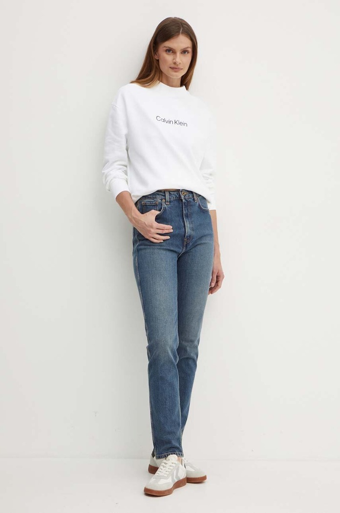 Rifle Pepe Jeans SLIM JEANS UHW PL204590HW7 tmavomodrá AW24