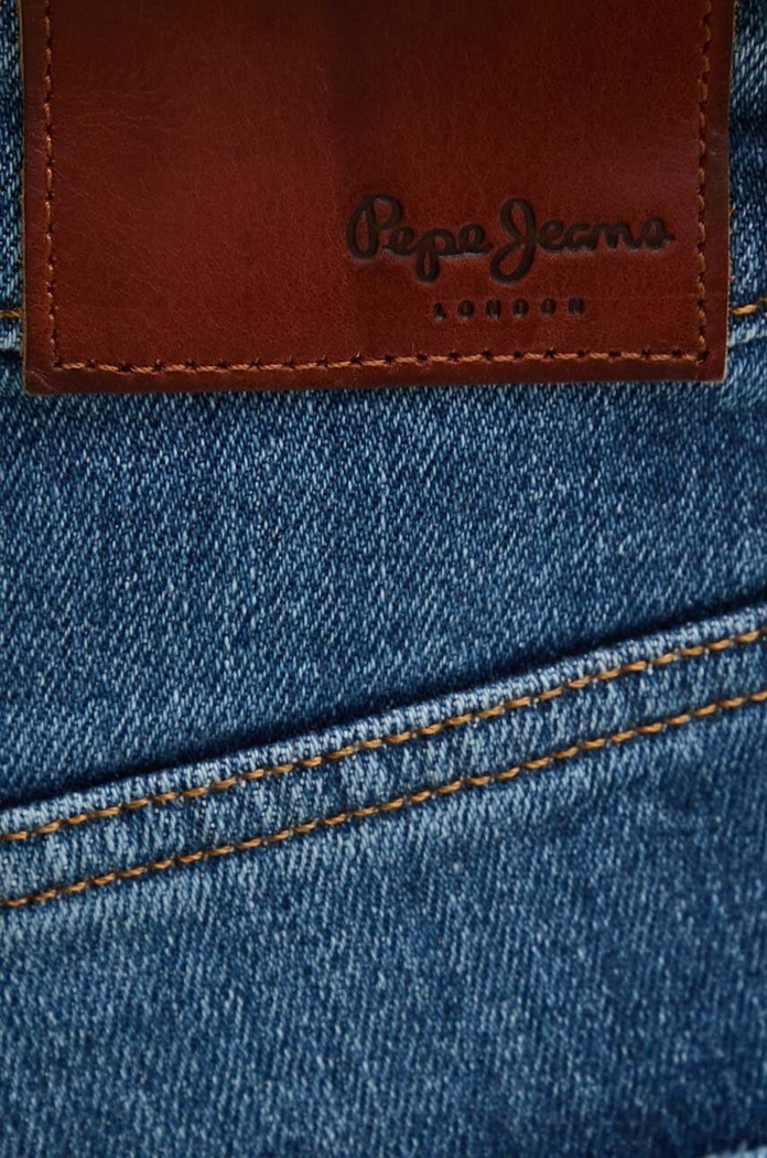Rifle Pepe Jeans TAPERED JEANS HW tmavomodrá PL204591HV3