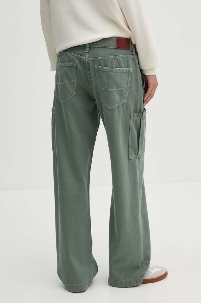 Oblečenie Rifle Pepe Jeans LOOSE ST JEANS HW CLR PL204726 zelená