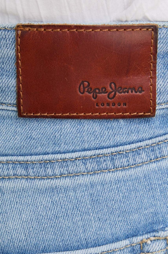 Pepe Jeans jeansi SKINNY JEANS MW albastru PL204728MP9