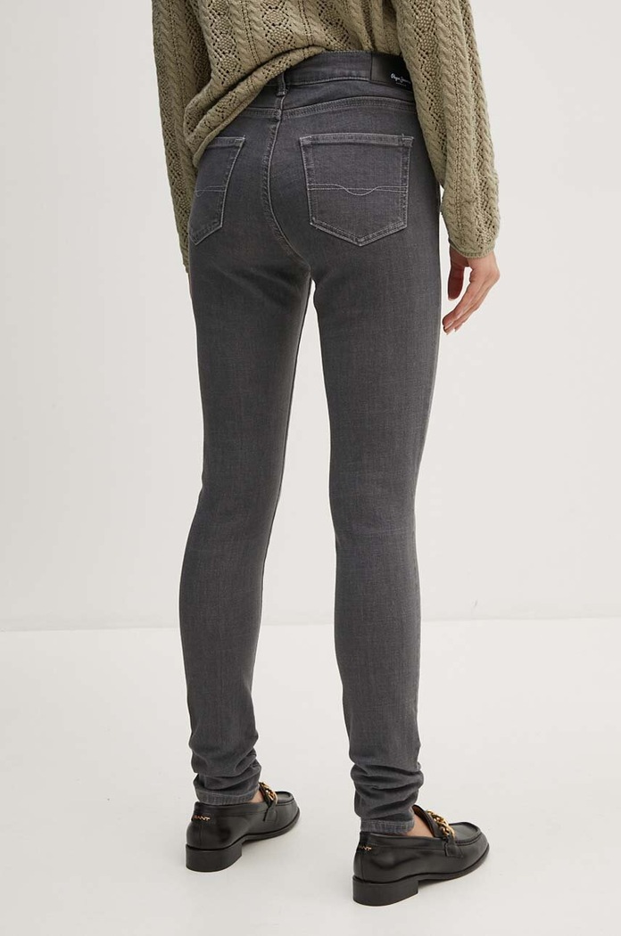 Oblečenie Rifle Pepe Jeans SKINNY JEANS MW PL204728UH8 sivá