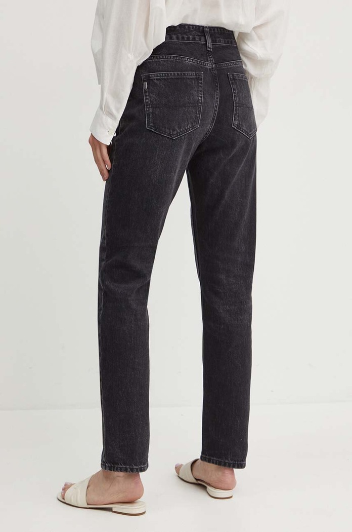 Odzież Pepe Jeans jeansy STRAIGHT JEANS MW PL204730XH7 czarny