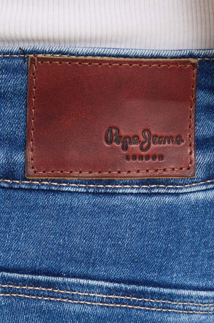 Pepe Jeans jeansy SLIM JEANS LW niebieski PL204737HV8