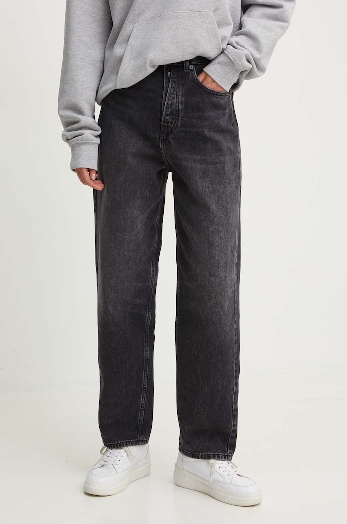Rifle Pepe Jeans BARREL JEANS UHW Planet friendly čierna PL204739XH7