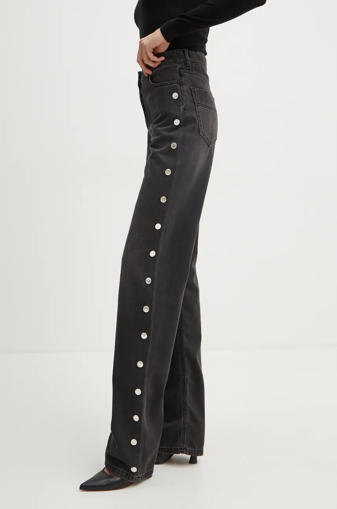 Elisabetta Franchi Τζιν παντελόνι Elisabetta Franchi γκρί PJ28N46E2