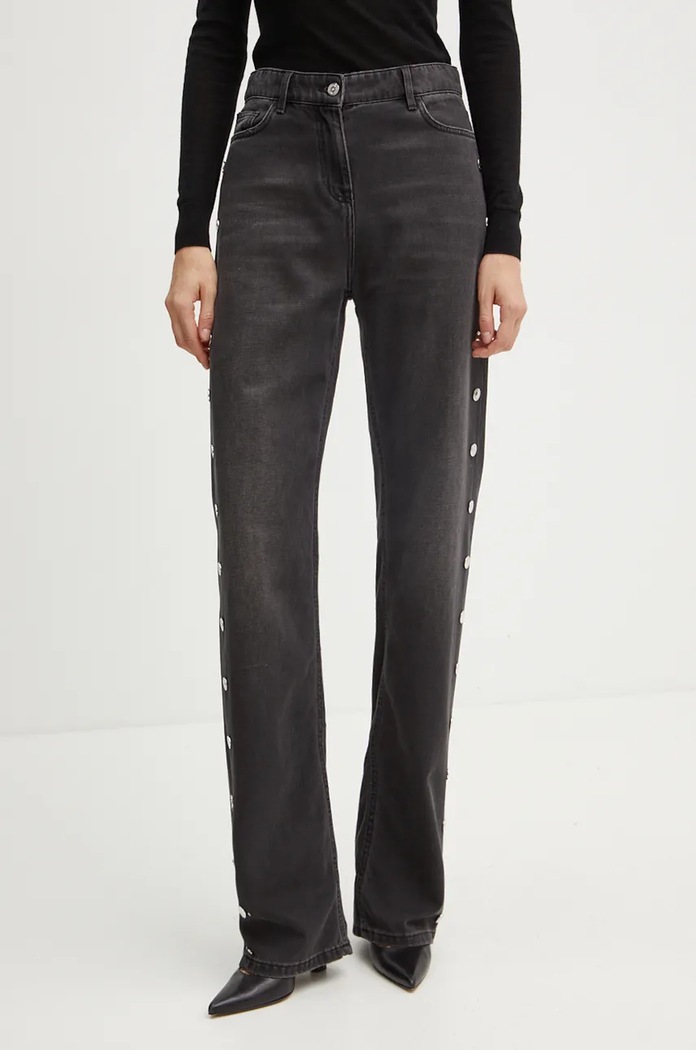 Τζιν παντελόνι Elisabetta Franchi Elisabetta Franchi PJ28N46E2 γκρί