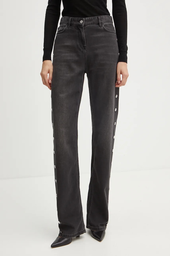 Τζιν παντελόνι Elisabetta Franchi Elisabetta Franchi PJ28N46E2 γκρί